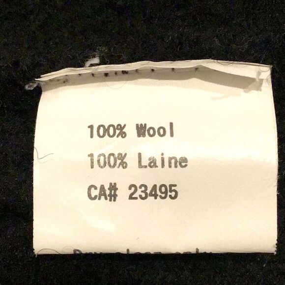 Icelandic Design Black White Nordic Design 100% Wool Sweater Coat - Picture 16 of 16